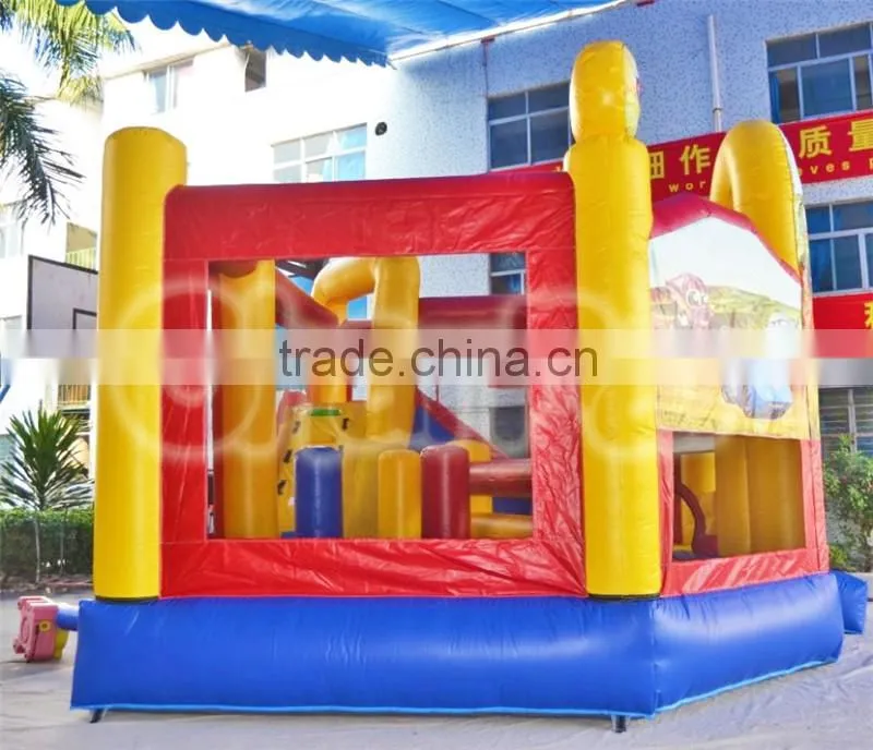 Best quality inflatable car combo /mini combo jumper/combo and obstacle