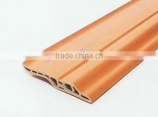 Wood film PVC skirting board