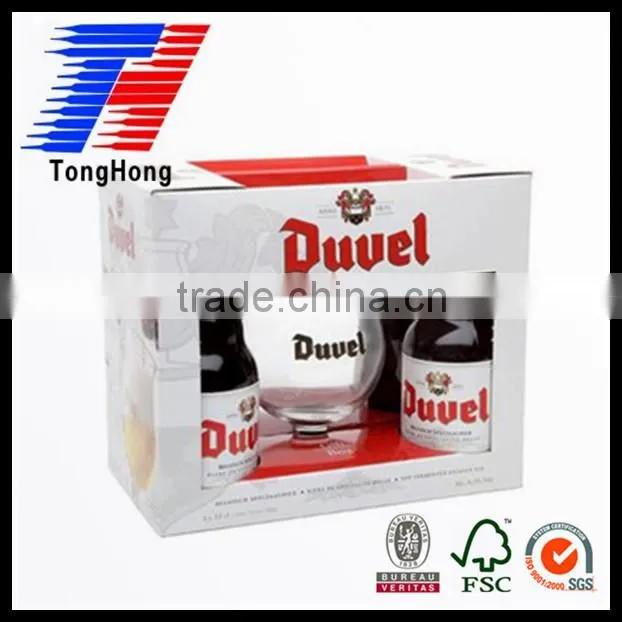 clear wine glass packing box