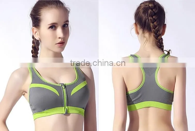 Summer Style Women Cotton Stretch Athletic Vest Gym Fitness Sports Bra