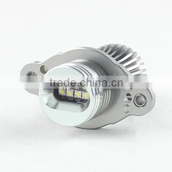 error free canbus 40w 4 leds smd 3528 e90 led angel eyes marker headlamp for bmw e90 e91 lci 2005-2008 halogen bulb