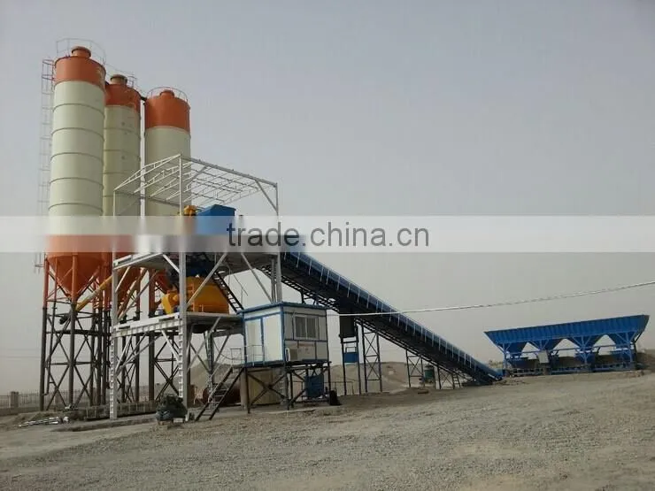 Sinoder Brand HZS series Concrete Mix Plant Small Concrete Batching Plant Portable Cement Plant