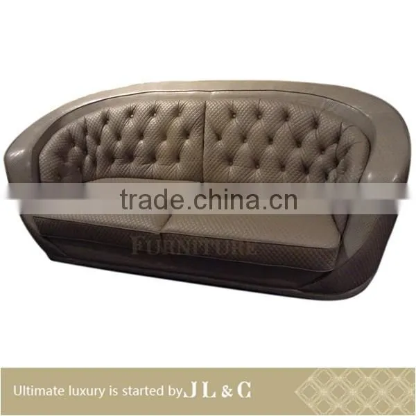 Luxury living room New design JS75-02 High Quality Modern Leather sofa from JLC furniture