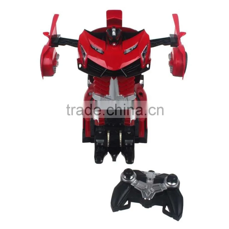 Intelligent Shifting Robot hobby 2.4G RC Distortion Deformation Stunt Cars Remote Robot Car Toys Transform