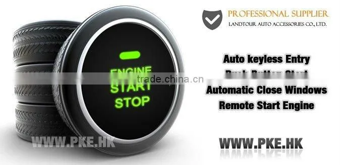 Easy Car Alarm System RFID Keyless Entry System with Smart Keys for Toyota Camry 2012