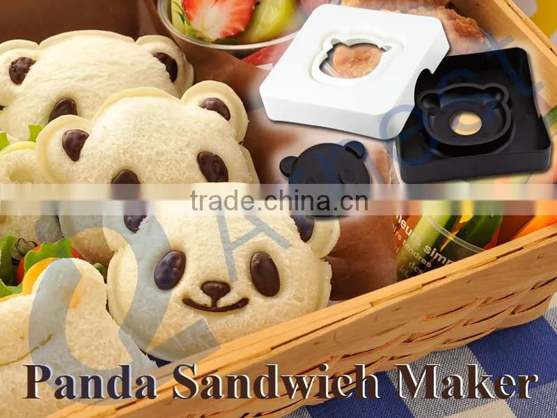 kichen tools cookware bear molds cookies cooking cute bread cutter toaster stamp bento lunch equipment panda sandwich maker