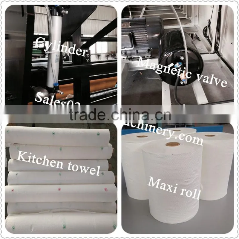 MH-1575High Speed Log Saw Cutting Machine Line For Toilet Paper Roll