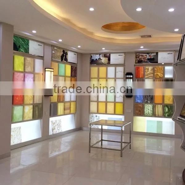 Diamond Twinkle 3form Korean Glossy Acrylic MDF Panel for Hotel and Club Wall Panel Decorations
