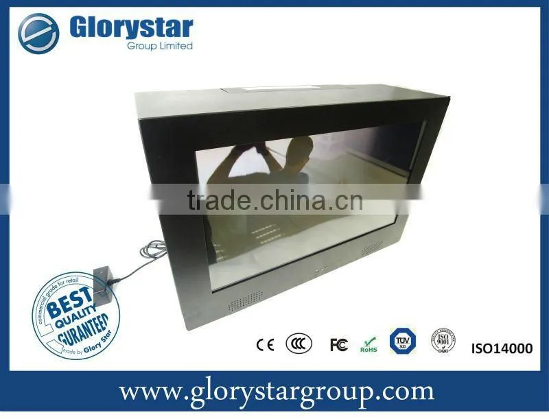 Transparent screen 21. 5 inch digital signages toys promotional fairs and events pos and pop