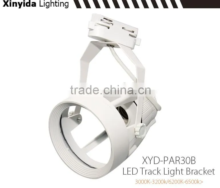 with CE RoHS Black/White/Silver housing clothing shop led luminaire track light