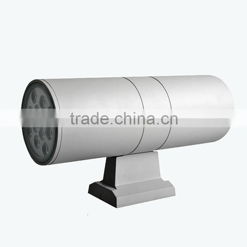 RoSH CE P65 aluminium outdoor wall mounted led light 24W