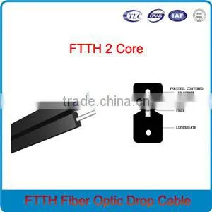 2016 hot new 1 core ftth fiber optic cable price