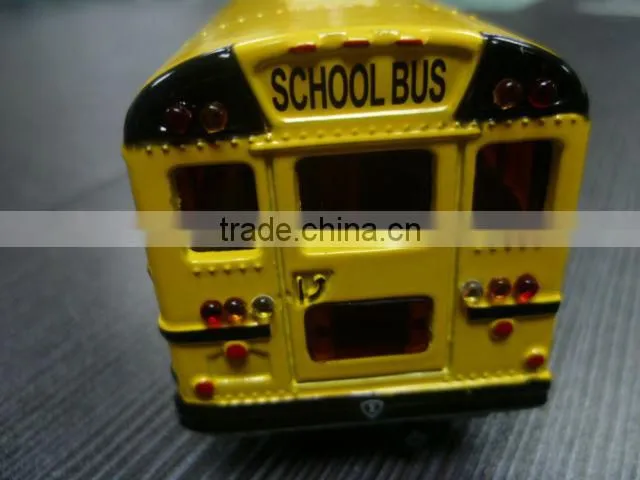 8.5" Die cast school bus model