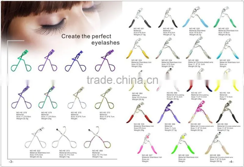 Fashion styles eyelash curling tool eyelash curler