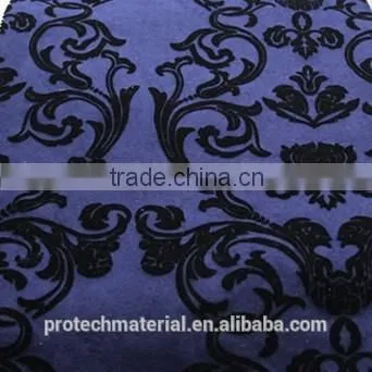 100% Polyester Sofa Fabric With Printing Flower F304