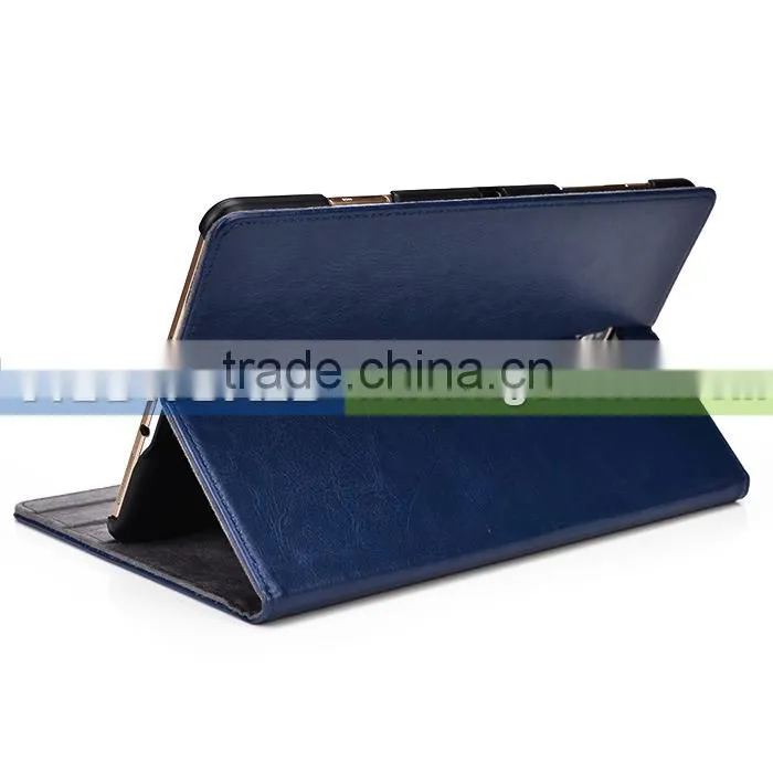 2014 new Manufacturer leather case for Samsung Galaxy Tab S 8.4 stand case
