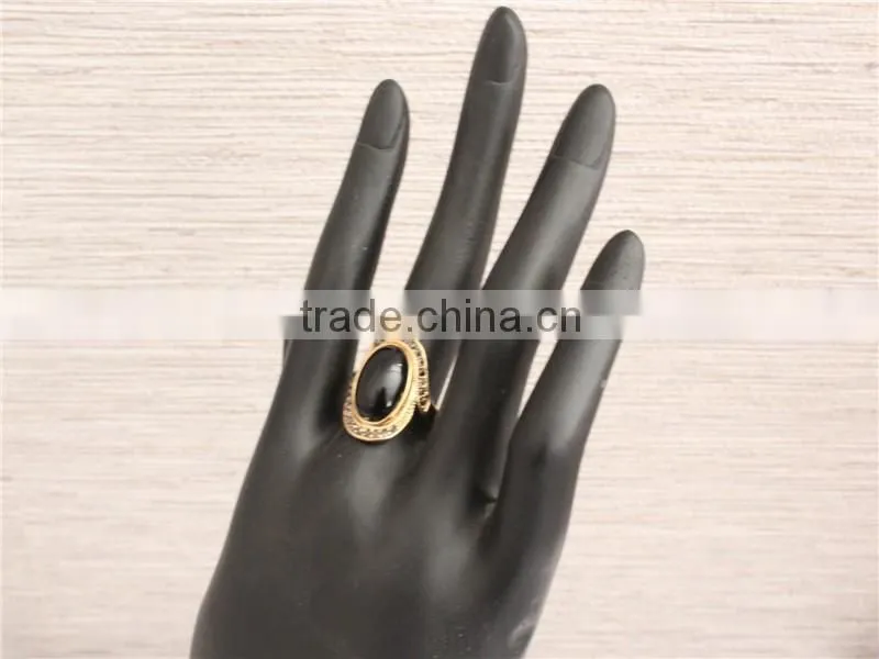 Hot sale gold plated rings cheap , rhinestone rings fashion jewelry