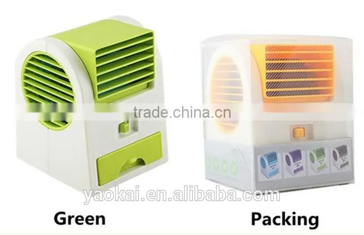 2016 NEW Hot Portable USB Mini Small Fan Cooling Desktop USB battery two way power Air Conditioner Bladeless fan