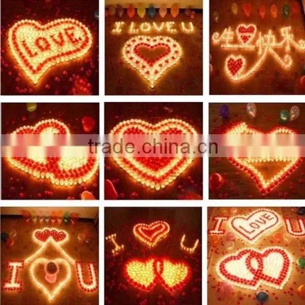 Wholesale Flameless Candles Flickering LED Tea Lights Blue