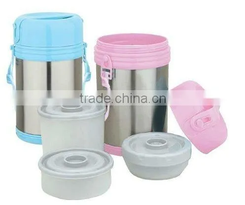 Stainless steel vacuum soup pot