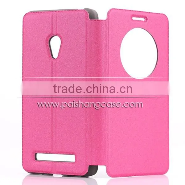 5 inch folio leather case for ASUS Zenfone 5