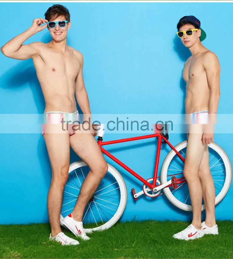 The colorful stripe men's underwear