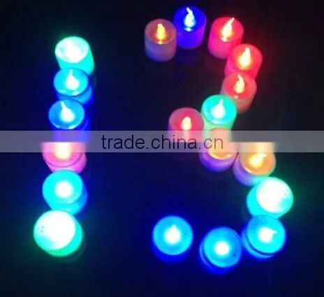 Hot selling Simulation led candle light , battery operated simulation candles ,LED piilar wax candle light