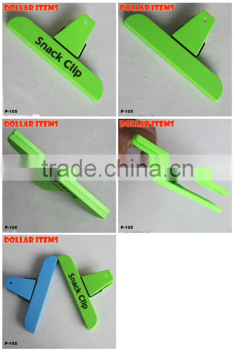 Set Of Two Snack Bag Sealing Clips with Printing