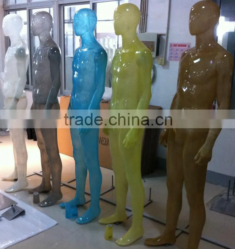 Hot sale fashiion female mannequin transparent plastic mannequin