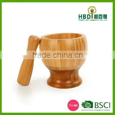 Bamboo /wooden Garlic Masher/Masher With Sticker