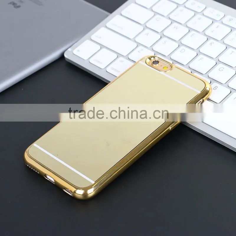 New Arrival Luxury Soft TPU Mirror Case for iPhone 6s Plus,For iPhone 6 Plus Mirror Case