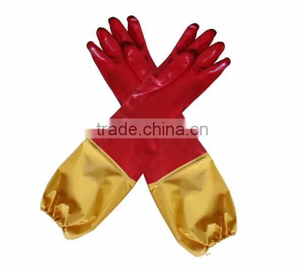 High Quality Reinforced Cuff PVC Glove