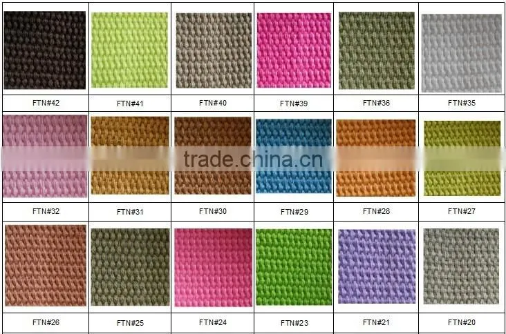 Stock Various Colors Canvas Webbing, Cotton Webbing, Policotton Webbing customize