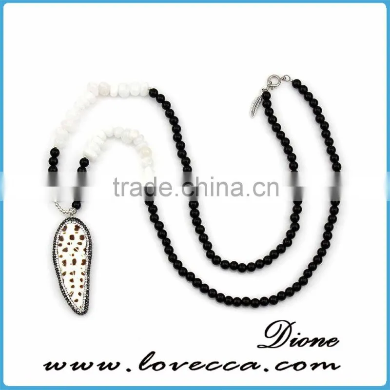 Personalized customized wholesale fashion yellow Tassel Pendant necklace