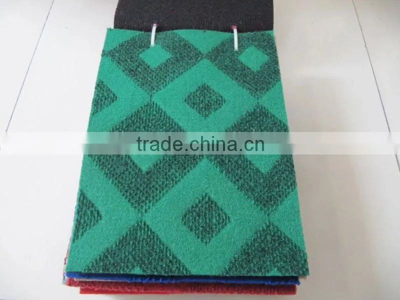velour needle punch carpet 100% polyester Needle Punched Nonwoven Velour Carpet