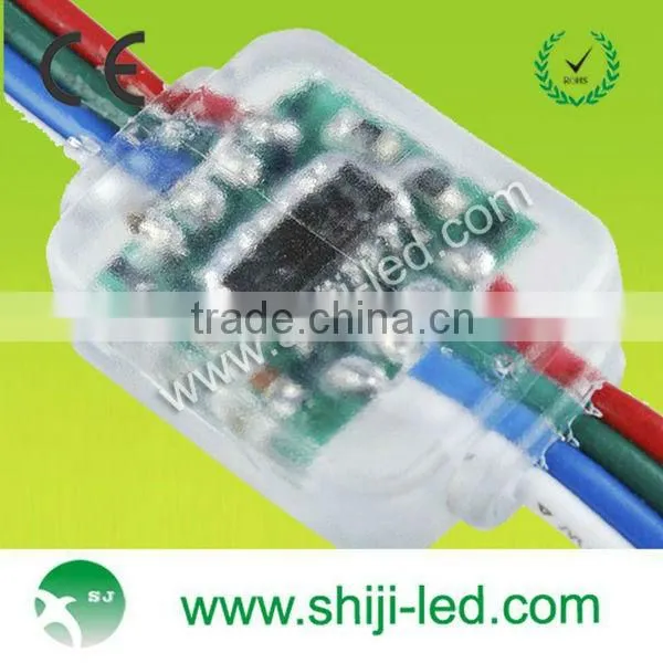 12mm Square LED Pixel String RGB 5V 0.3W High Lumen Low Power Consumption