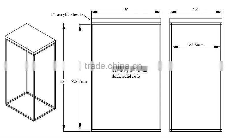 Acrylic display riser stand/ Store fixture riser stand