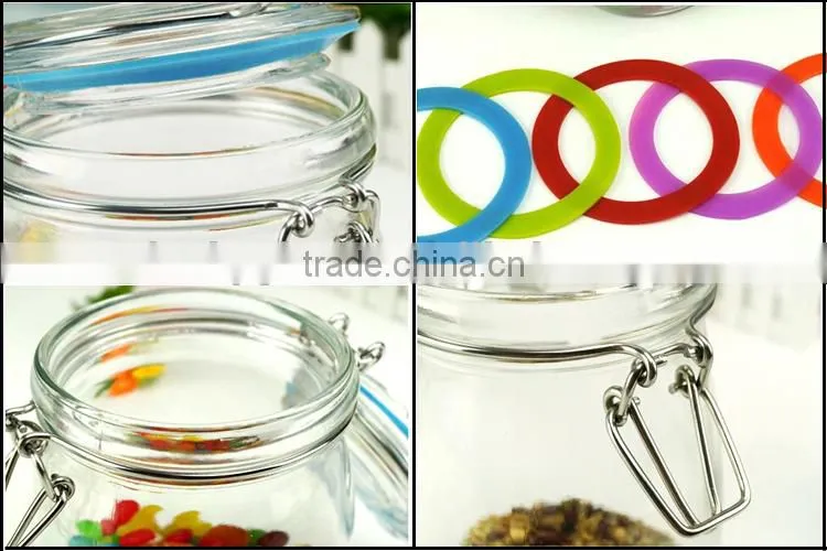 glass sealed jars with locking lid