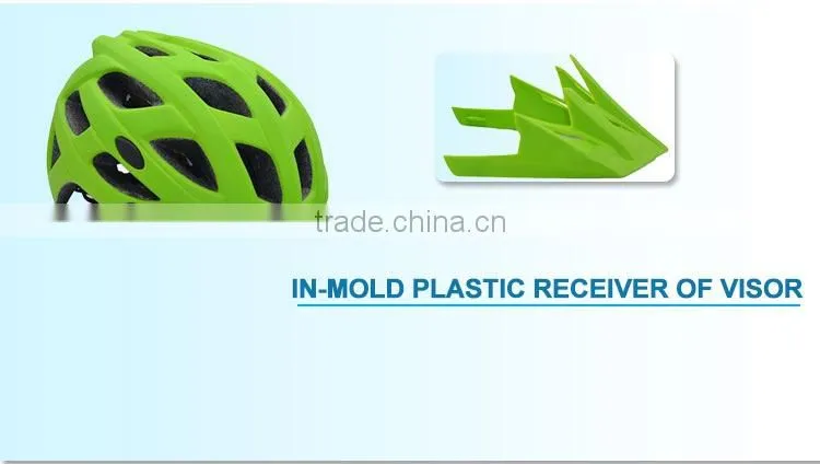 2016 new arrival Cross cycling helmet with sun visor, MTB cycle helmet road with CE CPSC