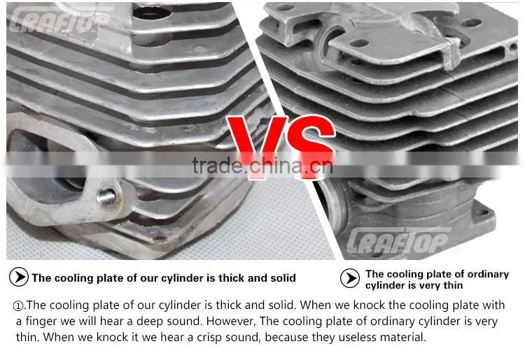 2-stroke engine gas brush cutter parts cylinder