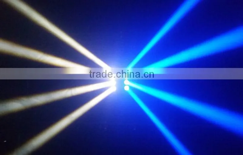 Factory price LED 8*12W FULL color stage beam Double row moving head spider light
