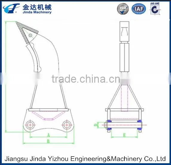Excavator Vibro Ripper parts
