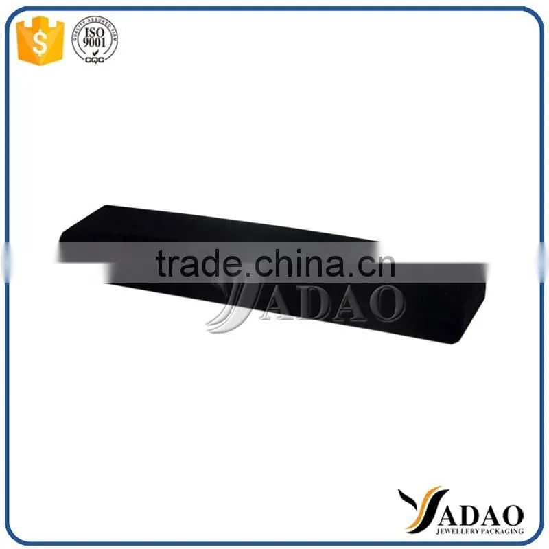 Hot selling black flocking packaging boxes design