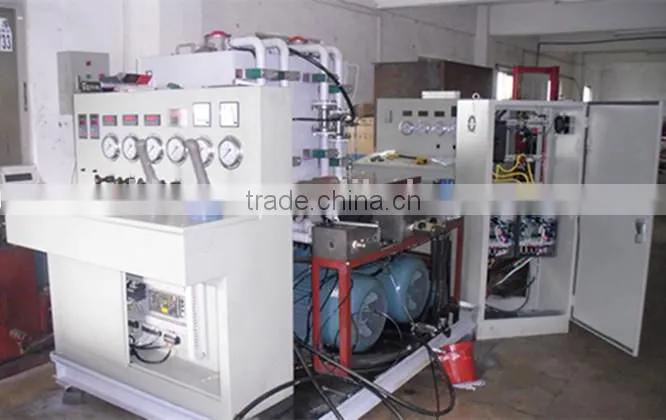 Hydraulic electrica three way cylinder valve test bench