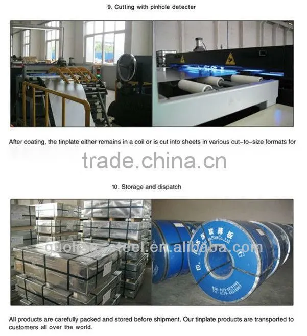Electrolytic Tin Plate for Food Cans