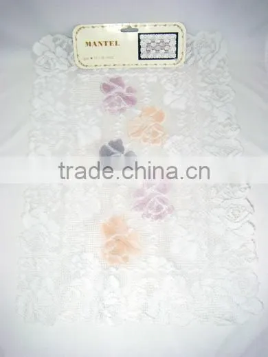2pcs - Pure White Oblong Lace Placemat For One Dollar Item, Kitchenware