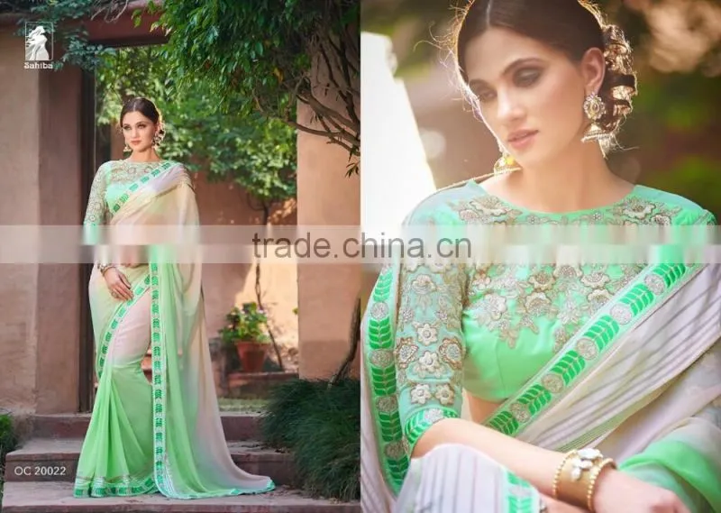Back drop designer sarees