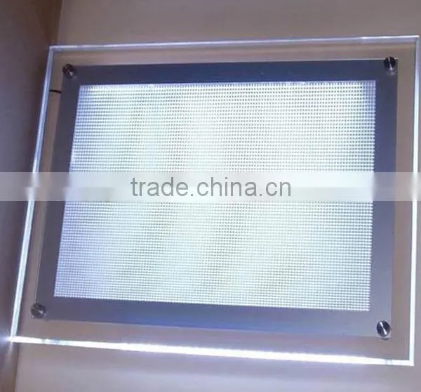 2015 High brightness slim crystal light frame