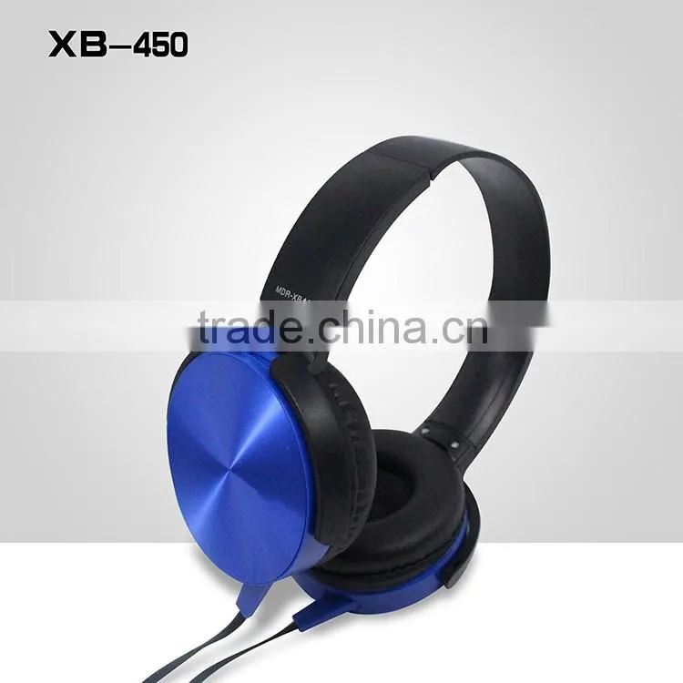 US market XB-450 Wired headphones 40mm driver unit headphones