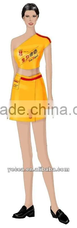 Wholesale inxpensive elegant promotional uniform (OEM)